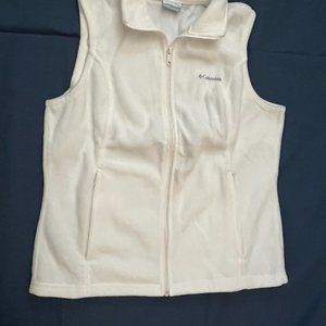 White Columbia Fleece Vest Large